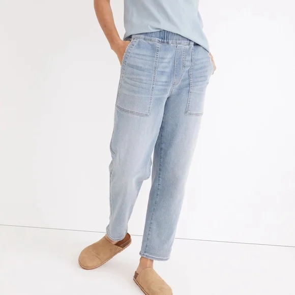 Madewell Pull-On Relaxed Jeans in Lisford Wash Size XS - Picture 12 of 12